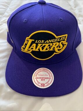 Mitchell & Ness Los Angeles Lakers Purple and Gold Snapback Hat